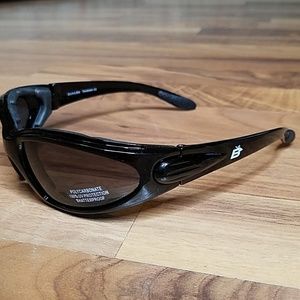 Size large motorcycle Sunglasses padded Dual sport